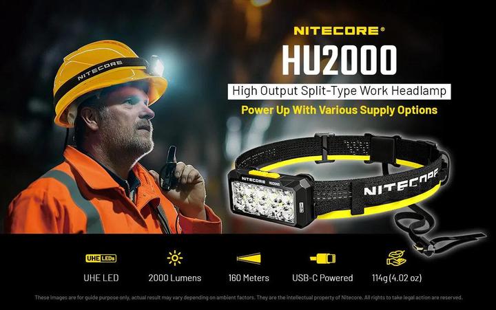 Image du produit Nitecore HU2000 (2000 lm)