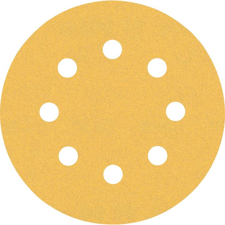 Bosch Professional Zubehör Papier abrasif Expert C470 avec 8 trous pour ponceuse excentrique, 115 mm, G 120, 5 pces.