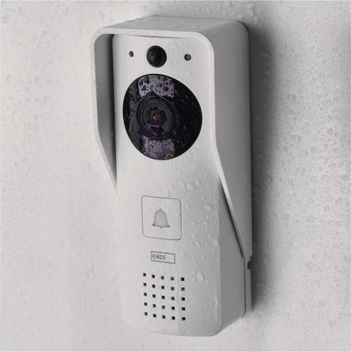 Immagine prodotto Emos Campanello video wireless GoSmart IP-09D con WiFi e pannello solare, alimentato a batteria (WiFi)