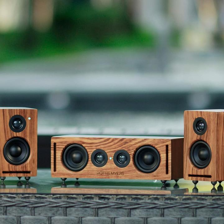 Image du produit Röth & Myers Enceinte multimédia multiroom, son Hi-Fi haute résolution, connectivité complète (Airplay, Bluetooth, WiFi)