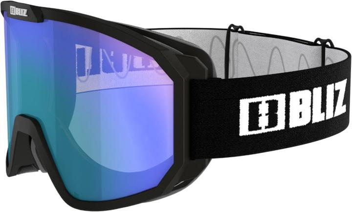 Noir mat avec logo blanc, Orange clair w Blue Multi