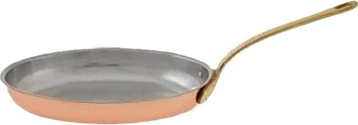 Image du produit Ich-zapfe Grande poêle ovale en cuivre (4.50 cm, Poêle à frire, Cuivre)