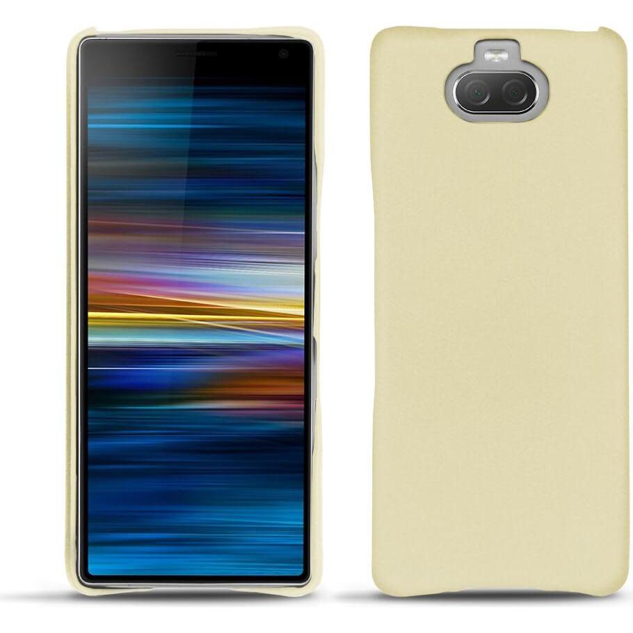 Noreve Lederschutzhülle (Sony Xperia 10), Smartphone Hülle, Beige