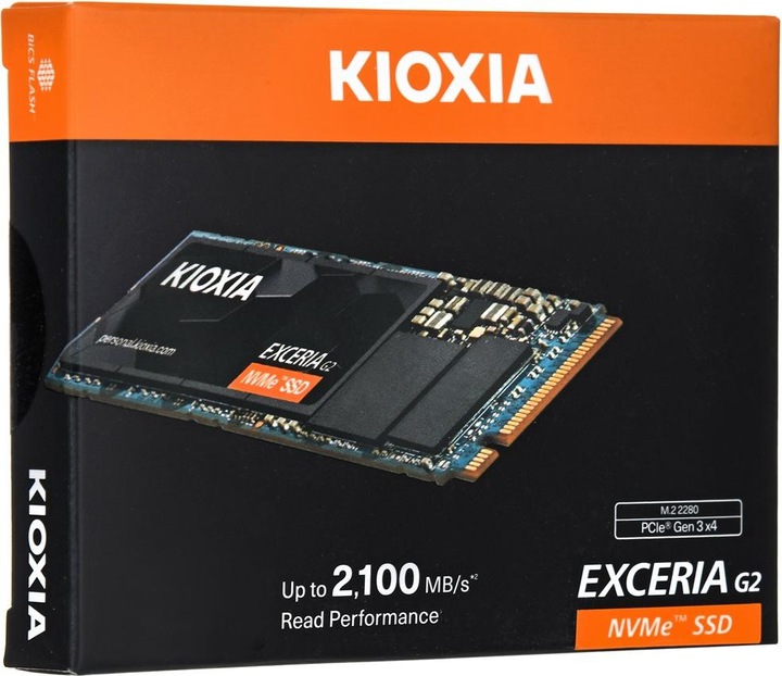 Actual product image Kioxia Exceria G2 (2000 GB, M.2 2280)
