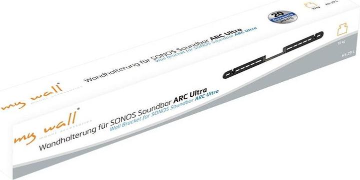 Actual product image myWall Wandhalterung für SONOS Soundbar Arc Ultra (Wall installation, Not movable)