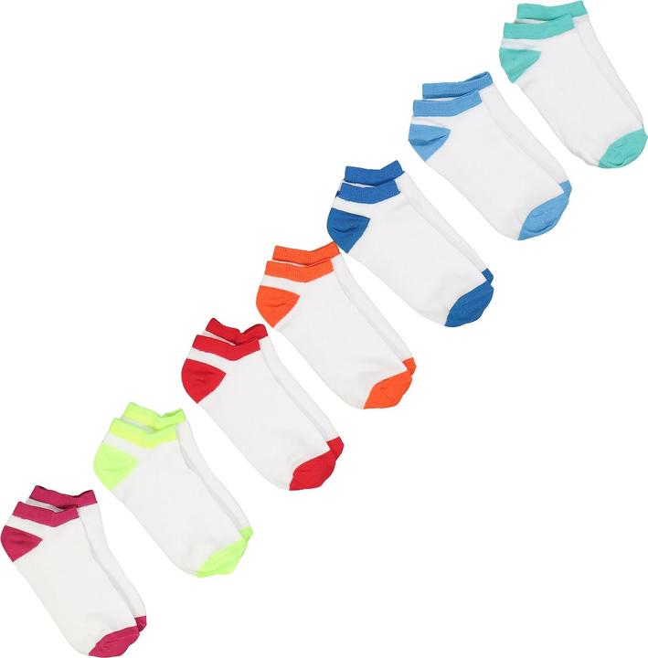 Produktbild Ulla Popken Sneakersocken, 7er-Pack, Neon (7er Pack)