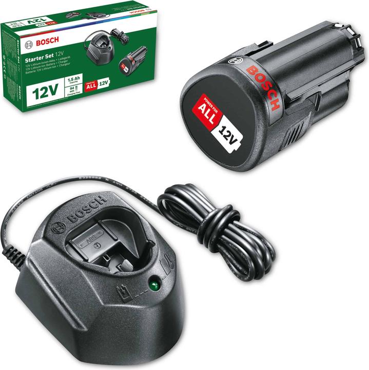 Productafbeelding Bosch Home & Garden Startset 12V (1x1,5 Ah, GAL 1210 CV) (12 V)