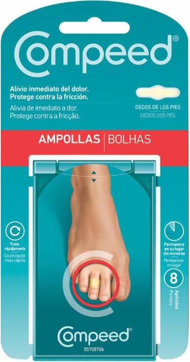Image du produit Compeed AMPOLLAS entre dedos pies 8 apósitos