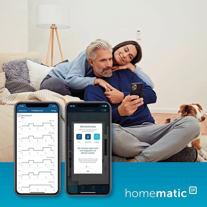 Image du produit Homematic IP Thermostat mural Smart Home avec interrupteur