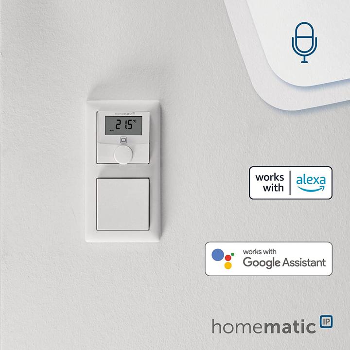 Image du produit Homematic IP Thermostat mural Smart Home avec interrupteur