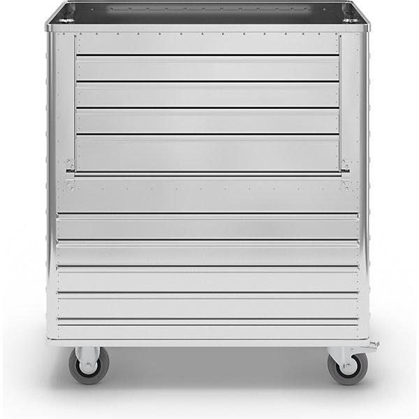 Produktbild Gmöhling Alu-Kastenwagen, abklappbare Seitenwand (300 kg)
