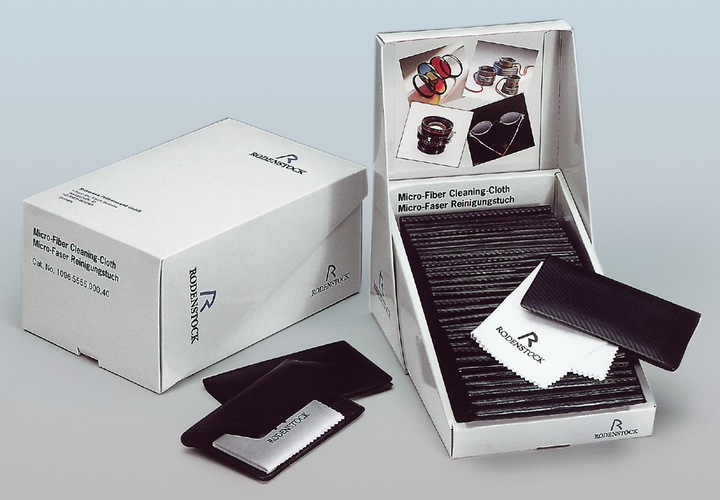 Actual product image Kaiser Fototechnik Rodenstock microfiber cleaning cloths (display with 30 pieces)