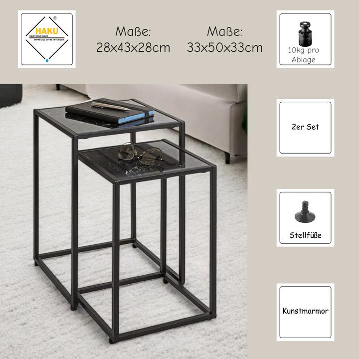 Image du produit HAKU Möbel Beistelltisch 2er Set