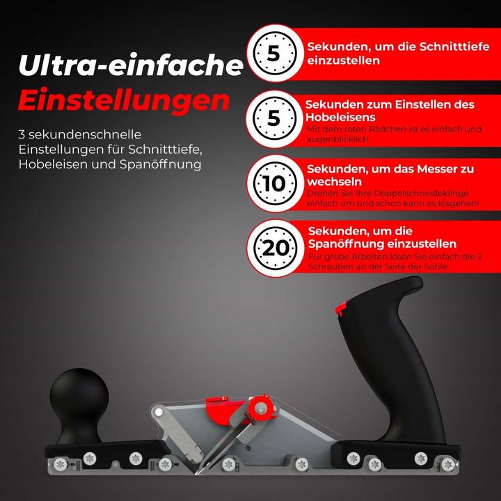 Actual product image Rali 260 Evolution N hand plane