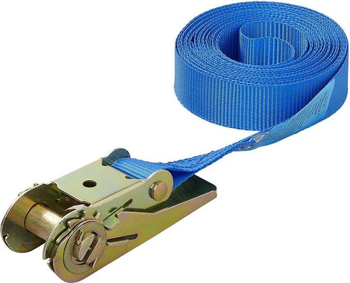 Produktbild ProPlus Spanngurt blau mit Ratsche 5 Meter