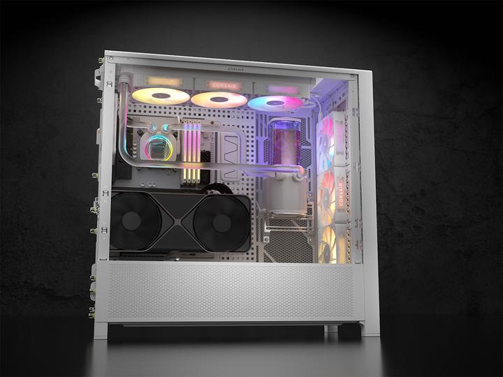 Productafbeelding Corsair Hydro X Series iCUE LINK XH505i RGB Custom Cooling Kit - White