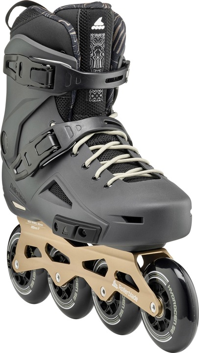 Actual product image Rollerblade Inline Skate Lightning 90mm - Black / Red Colors: Anthracite/Taupe-45 (45.5, 46)