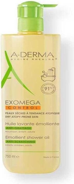 Image du produit A-Derma Huile nettoyante émolliente Exomega Control (Huile nettoyante, 750 ml)