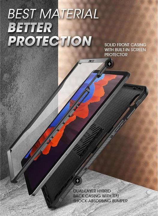 Actual product image Supcase UNICORN BEETLE PRO GALAXY TAB S9 11.0 X710 / X716B BLACK (Galaxy Tab S9)