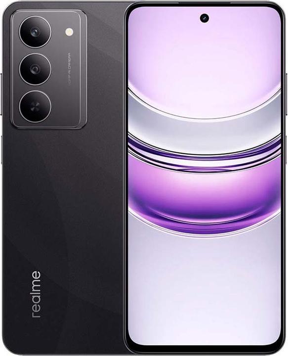 Actual product image realme 14x (128 GB, Carbon black, 6.67", Hybrid Dual SIM, 5G)