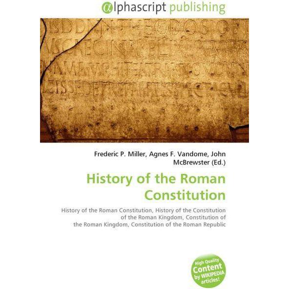 History of the Roman Constitution, Fachbücher