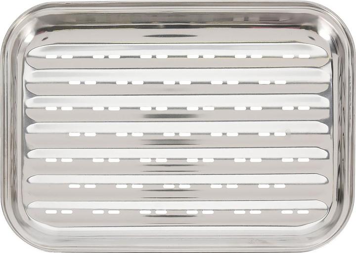 Actual product image BBQ Collection Set of 2 grill plates, stainless steel