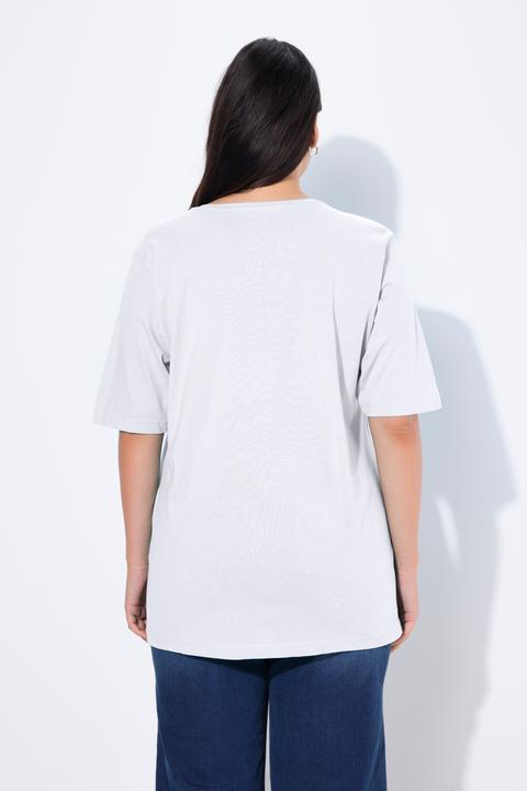 Produktbild Ulla Popken T-Shirt, Rundhalsausschnitt, Relaxed, Halbarm (46, 48)