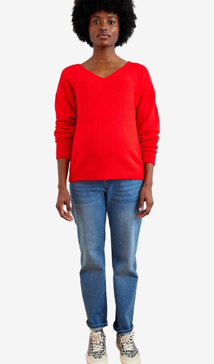 Actual product image Vertbaudet Umstands-Jeans mit geradem Bein und nahtlosem Einsatz am Bauch (34)