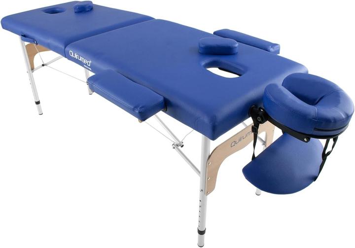 Immagine prodotto Quirumed Tavolo da massaggio pieghevole portatile con supporto regolabile e foro viso