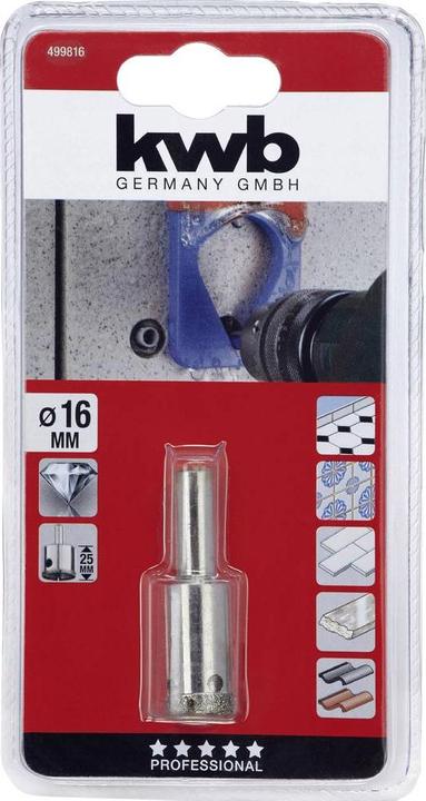 Produktbild kwb Diamant Lochsäge 16/25 Mm (16 mm)
