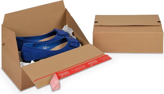 Actual product image Colompac Shipping carton Eurobox Inner dimensions: 29.4 x 8.7 x 19.4 cm (W x H x Material: Corrugated board (20 pcs., 29.40 x 19.40 x 8.70 cm)