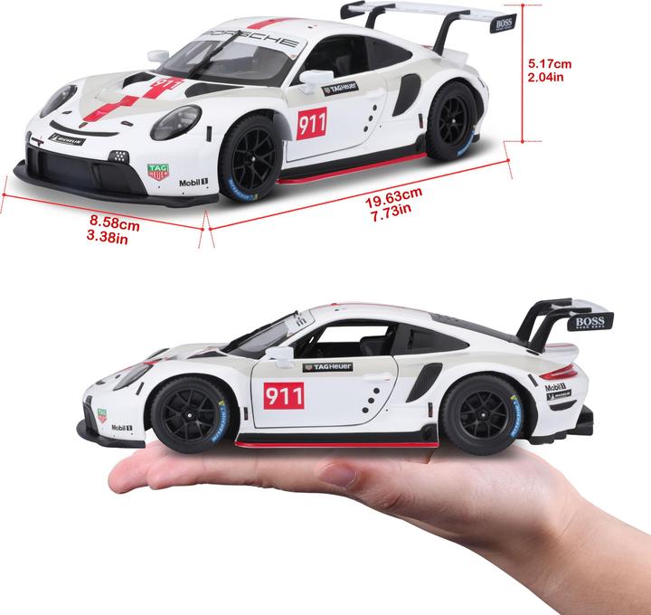 Productafbeelding Bburago Porsche 911 RSR GT 1:24