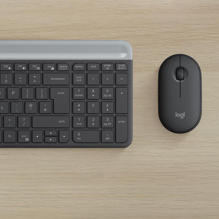 Actual product image Logitech MK470 Slim (NL, Wireless)