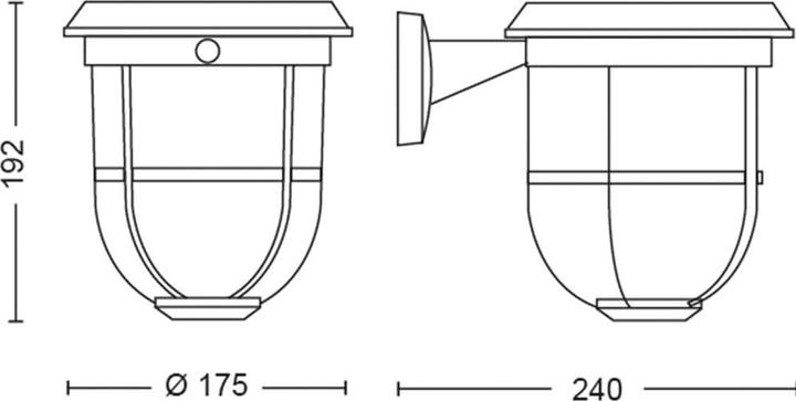 Actual product image Philips Radii (250 lm, IP44)