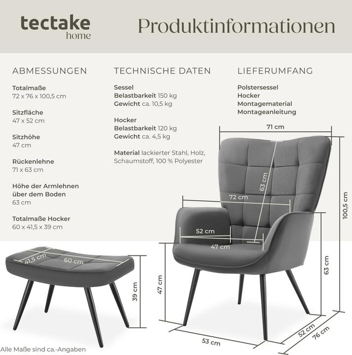 Produktbild tectake Hygge