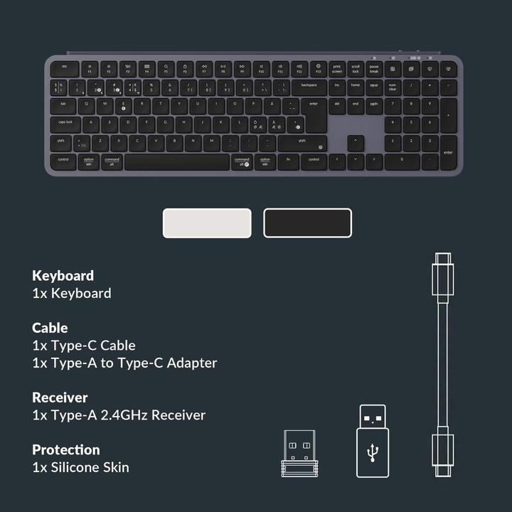 Actual product image Keychron B6 Pro (CH, Wireless)