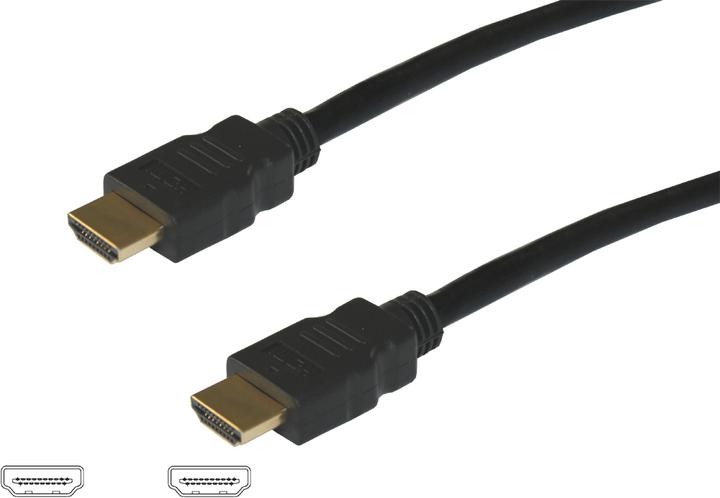 Produktbild Digitus HDMI (Typ A) — HDMI (Typ A) (1 m, HDMI, 2.0)