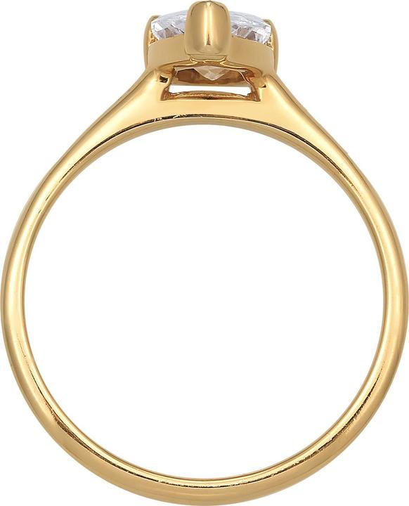 Image du produit Elli Bague cocktail, bague cristal, goutte (58, Argent 925)