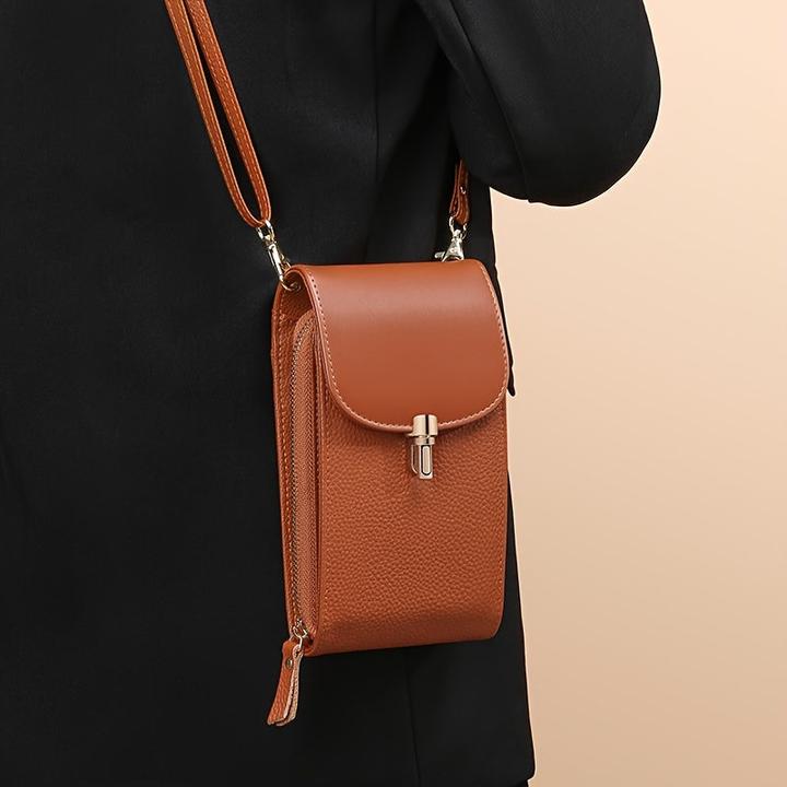 Produktbild Only-Bags.Store Handytasche aus echtem Leder, Umhängetasche, Umhängetasche, 8 Kartenfächer