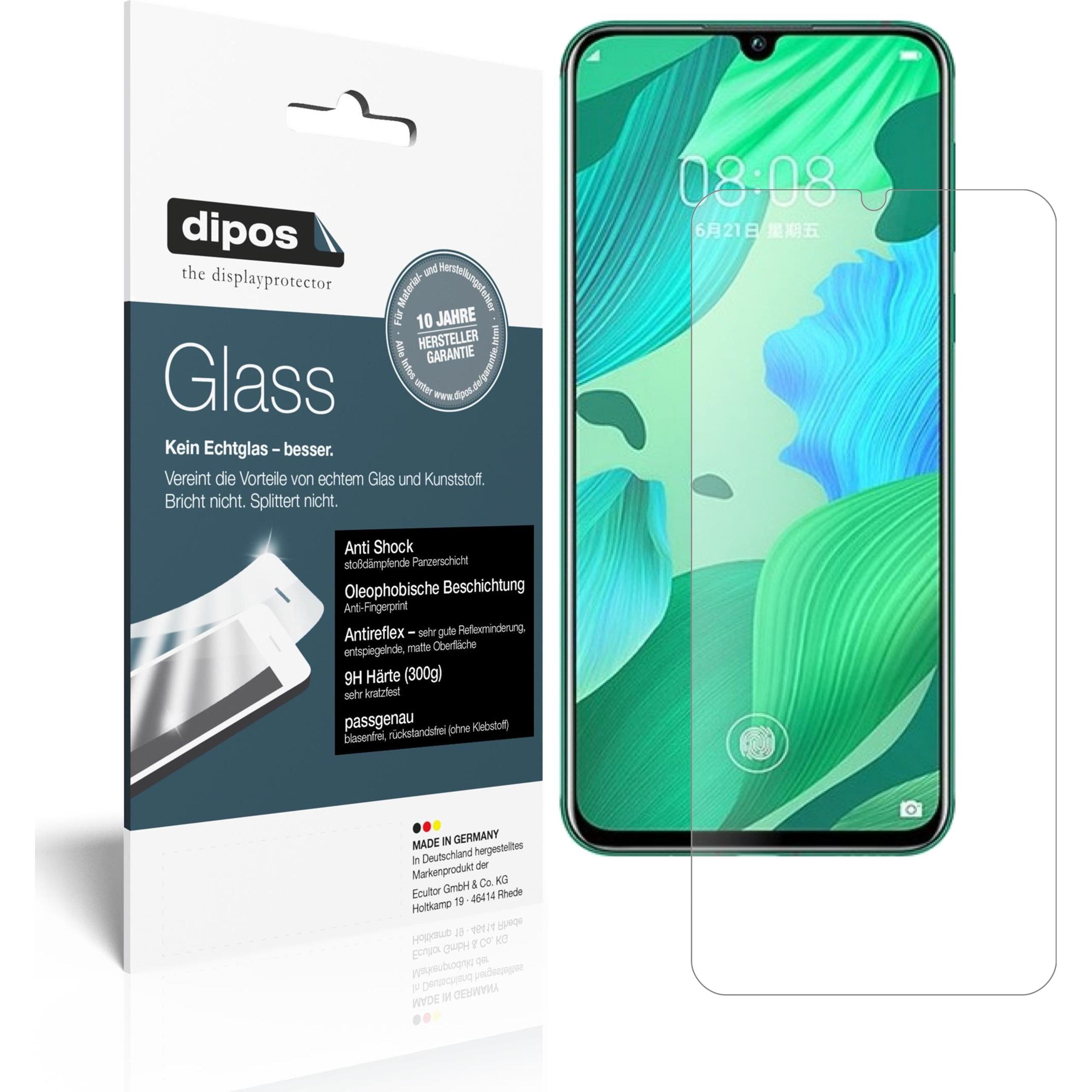 Dipos Displayschutz Anti-Shock (2 Stück, Huawei Nova 5 Pro), Smartphone Schutzfolie, Transparent