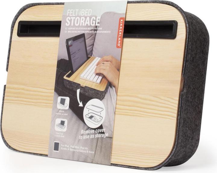Actual product image Kikkerland Felt iBed Storage