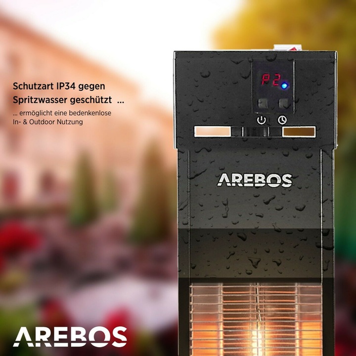 Actual product image Arebos Infrared radiant heater (2000 W)