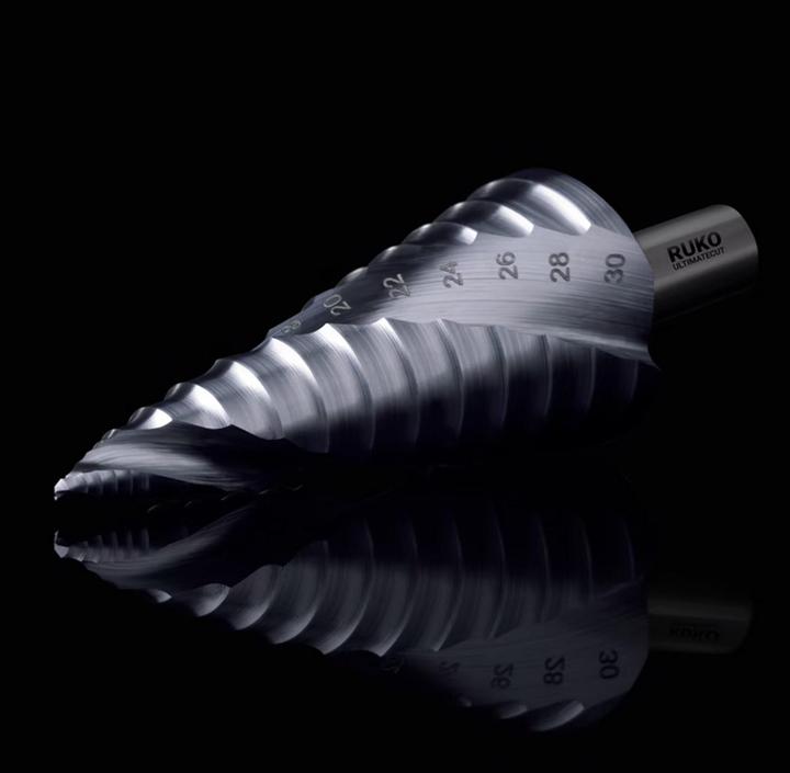 Image du produit Ruko Step drill UltimateCut Flowstep Ø8.0-30.0mm (10, 12, 14, 16, 18, 20, 22, 24, 26, 28, 30 mm)