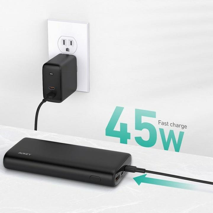 Produktbild Aukey Sprint Go (20000 mAh, 65 W, 74 Wh)