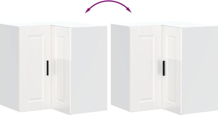 Actual product image vidaXL Küchen-Eckhängeschrank (57 x 57 x 60 cm)
