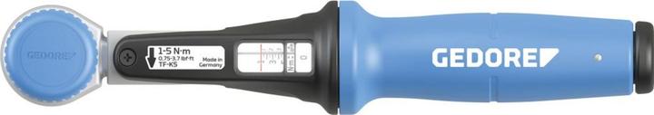 Gedore TF-K5 Torque spanner TORCOFIX TF-K 1-5 Nm (1/4", 1 Nm, 5 Nm)