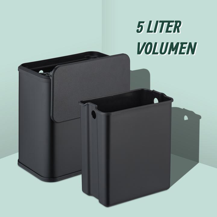 Image du produit Relaxdays Poubelle-salle-bain (5 l)