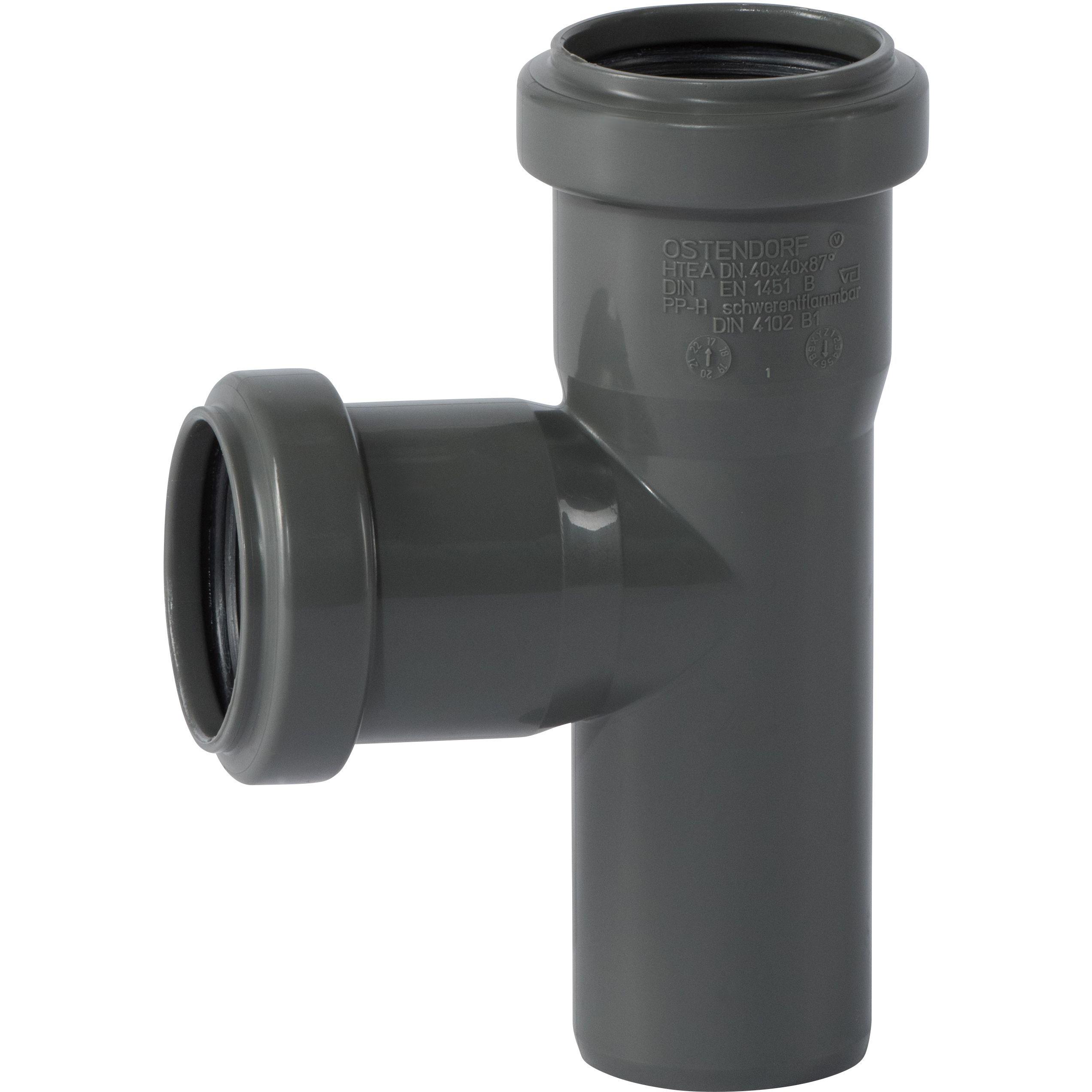 Csdk SL, Zubehör Sanitärinstallation, HT Safe grenrør 40/40mm 87grHurtigere og nemmere montering med de nye patenterede ...
