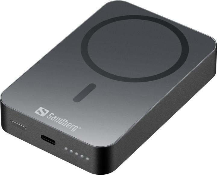 Produktbild Sandberg Mag Wireless Powerbank 10000 ALU (10000 mAh, 20 W, 37 Wh)