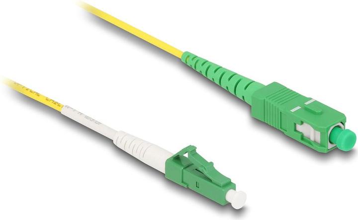 Image du produit Delock 83862 - Câble fibre optique LC-APC vers SC-APC Simplex monomode OS2 3 m (3 m)